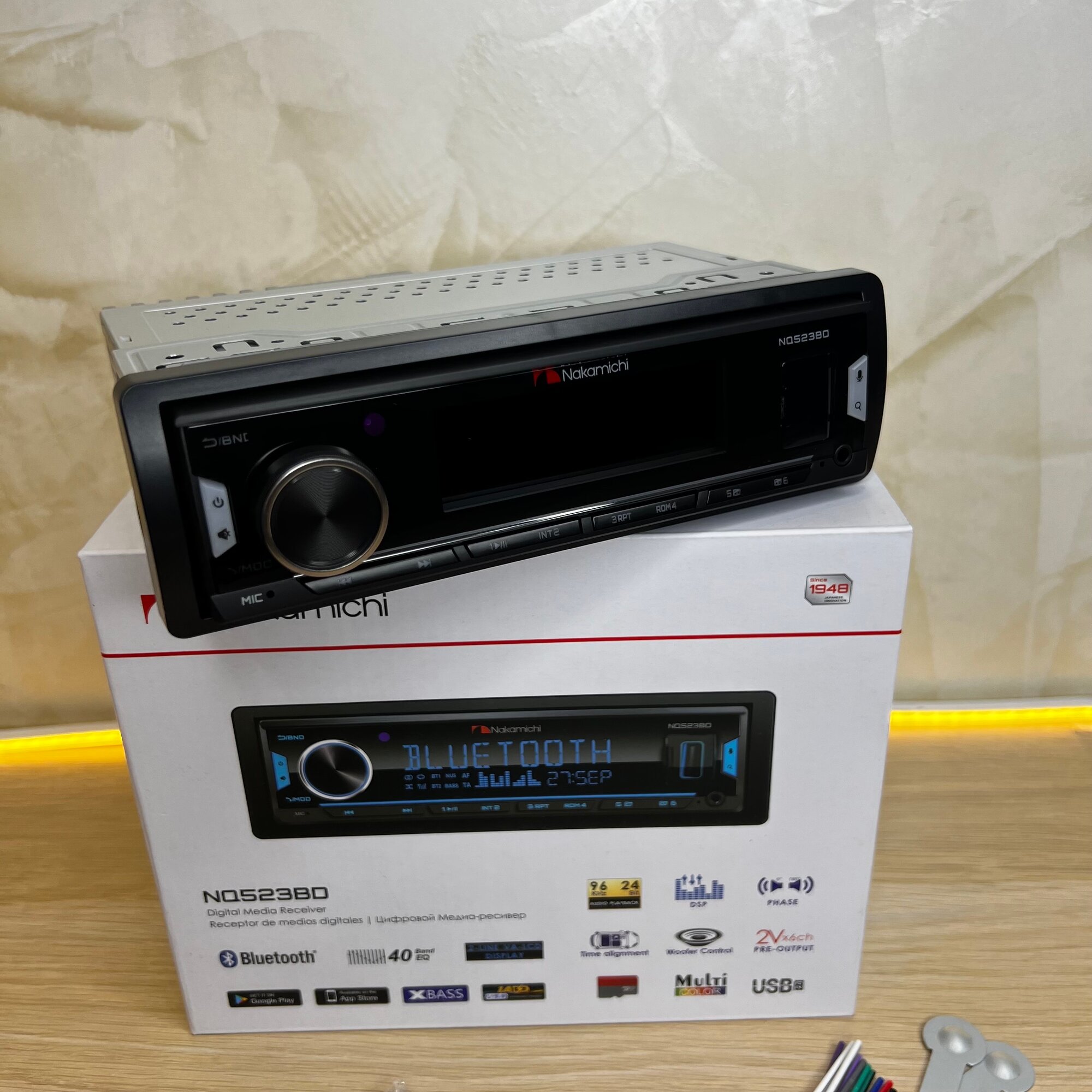 Ресивер-USB Nakamichi NQ523BD USB/AUX/ВТ (DSP)