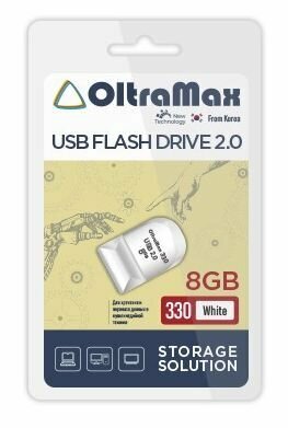 USB флэш-накопитель (OLTRAMAX OM-8GB-330-White)