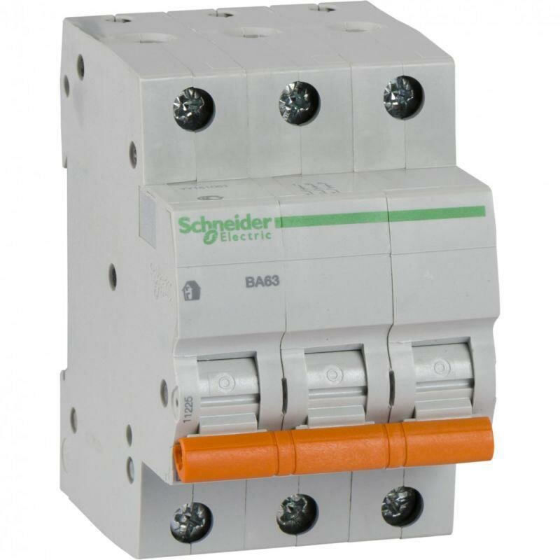 Автомат Schneider Electric домовой 3П С50А 4,5кА