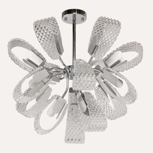 Изображение товара Люстра потолочная, светильник De City Бриз 111019015, 15*40W G9 2700К, цвет: хром