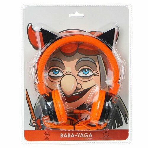 Наушники 410-017 детские динамики 40мм кабель 12м 1068₽