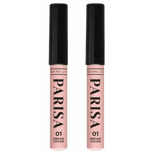 Parisa Cosmetics Помада-карандаш для губ L-12, №01 Розовый нюд, 2,49 г, 2 шт