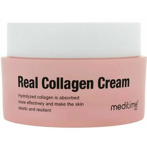 MEDITIME, Крем антивозрастной с коллагеном 75 % Real collagen cream 50 мл