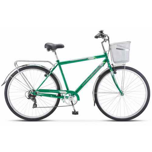 Городской велосипед STELS Navigator 350 V 28 Z010 (2021) рама 20 Зелёный