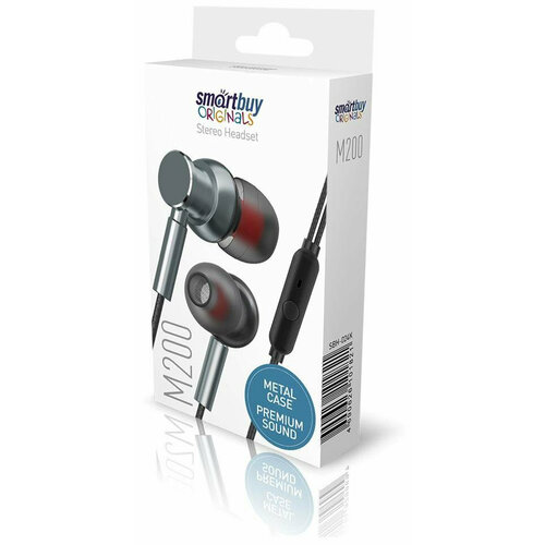 Внутриканальная гарнитура SMARTBUY SBH-024K серый 259₽