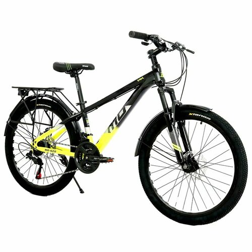 Горный велосипед с багажником и корзиной зеленый 2390000₽