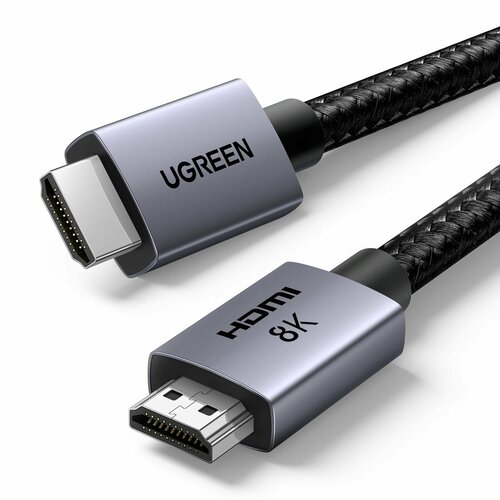 Кабель UGREEN HD171 (25911) HDMI 2.1 Male To Male 8K Cable. Длина: 3м. Цвет: серый