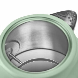 Чайник с датчиком температуры Qcooker Retro Electric Kettle 1.7L (Green/Зеленый) RU — фото 1