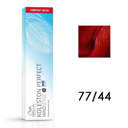 Wella Professionals Koleston Perfect Innosense стойкая гипоаллергенная крем-краска для волос, 77/44 блонд красный интенсивный