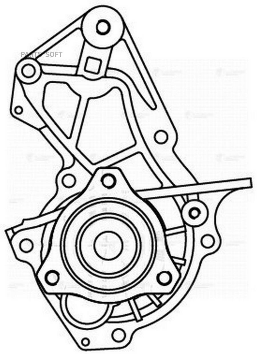 Насос водяной FORD FOCUS III (11-)/KUGA (13-) 1.5T