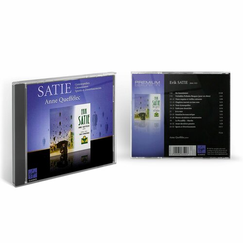 Anne Queffelec - Satie: Gymnopedies, Gnossiennes, Sports Et Divertissements (1CD) 2013 Erato Jewel Аудио диск david garrett virtuoso 1cd 2013 decca jewel аудио диск