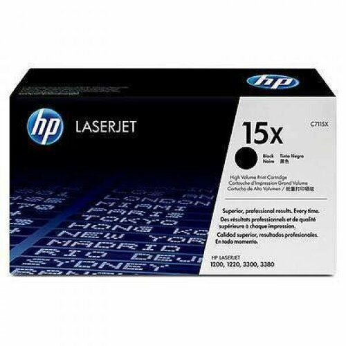 C7115X HP 15X Картридж для HP LJ 1000/1200/ 1220/ 3300mfp (3500стр.)