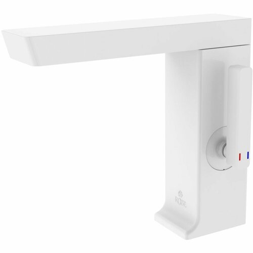 фото Смеситель для раковины rose r18c r1801c, белый