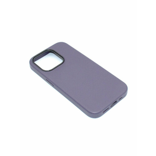 Чехол с MagSafe на iPhone 15 Pro Leather Collection-Фиолетовый