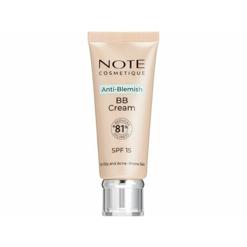 BB-крем для лица NOTE ANTI-BLEMISH вв крем для лица anti age эксперт spf 15 для зрелой кожи 04 тон honey