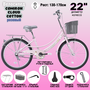 Велосипед для девочки COMIRON Cloud Cotton. 22" дюйма колеса. Цвет Розовый