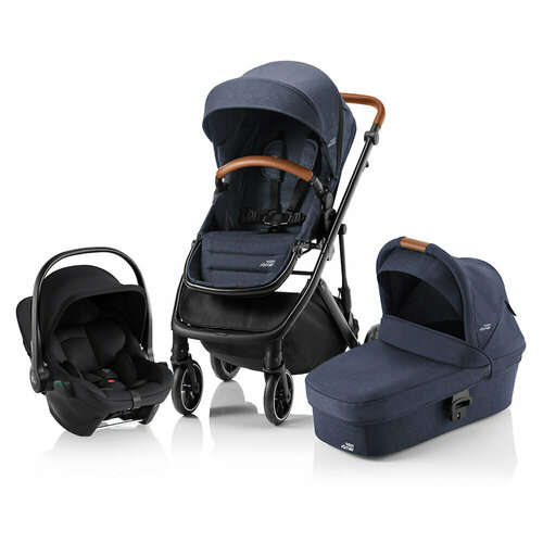 Коляска 3в1 Britax Römer Strider M, цвет Navy Ink / Space Black