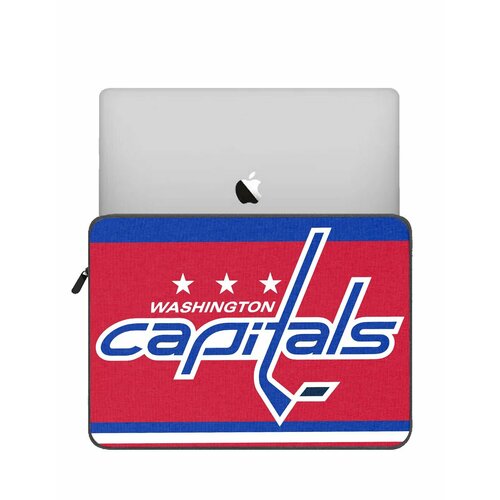 Чехол для ноутбука хоккейный клуб Washington Capitals - Вашингтон Кэпиталз для хоккея вашингтон кэпиталс шапка зимняя хоккейного клуба washington capitals сша красная