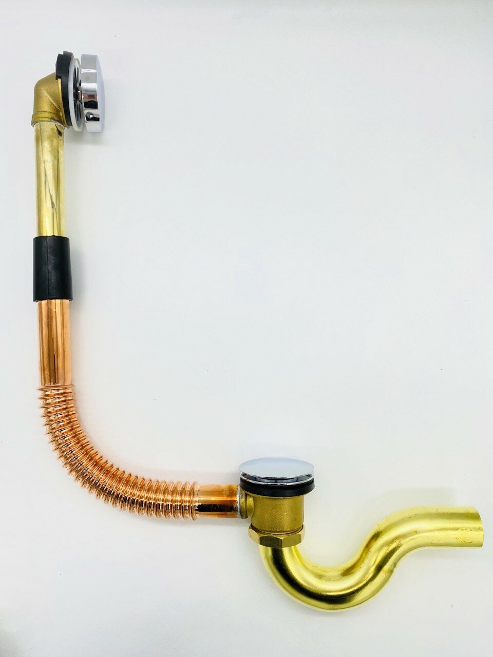 фото Обвязка для ванны латунная автоматическая TIM BAS0260B(A)