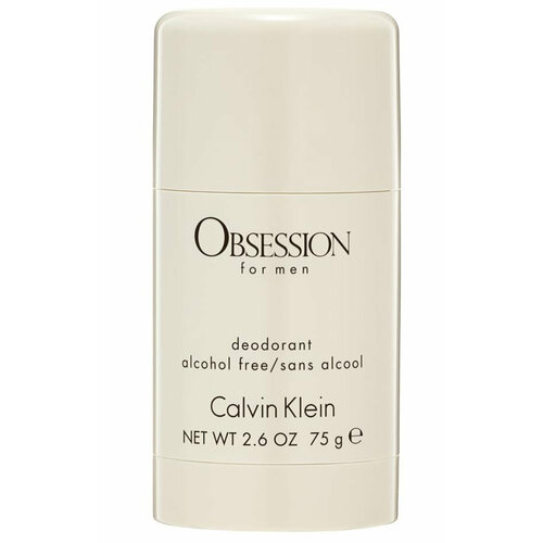 Calvin Klein Obsession - Дезодорант-стик, 75 грамм calvin klein дезодорант стик парфюмированный euphoria 75 г из финляндии