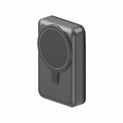 Внешний аккумулятор и кархолдер EnergEA MagWallet Card 5K, 5000MAH MAGSAFE - (Gunmetal Black) черный