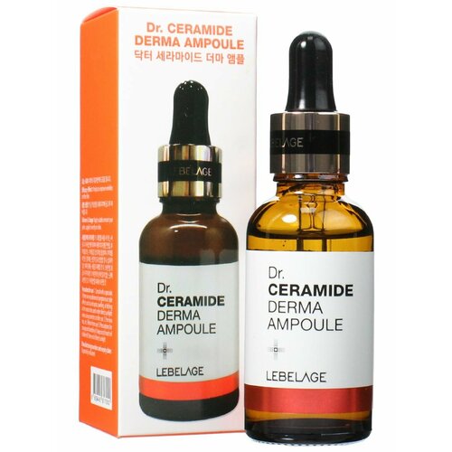 сыворотка для лица lebelage ампульная сыворотка для лица с керамидами dr derma ampoule ceramide LEBELAGE Сыворотка для лица антивозрастная с керамидами Dr. CERAMIDE DERMA AMPOULE, 30мл