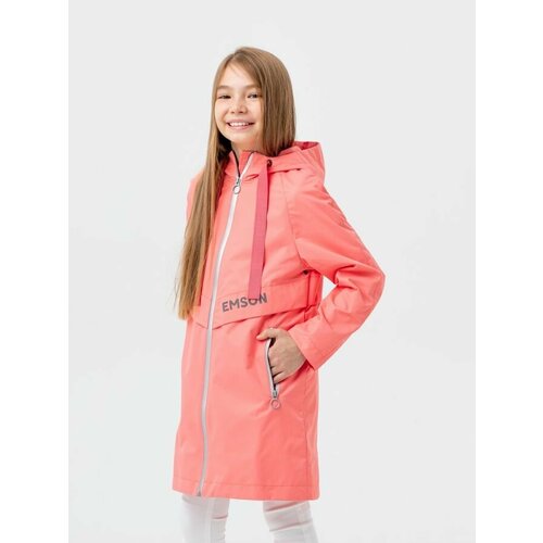 Куртка, размер 134, коралловый куртка meilon размер 134 коралловый
