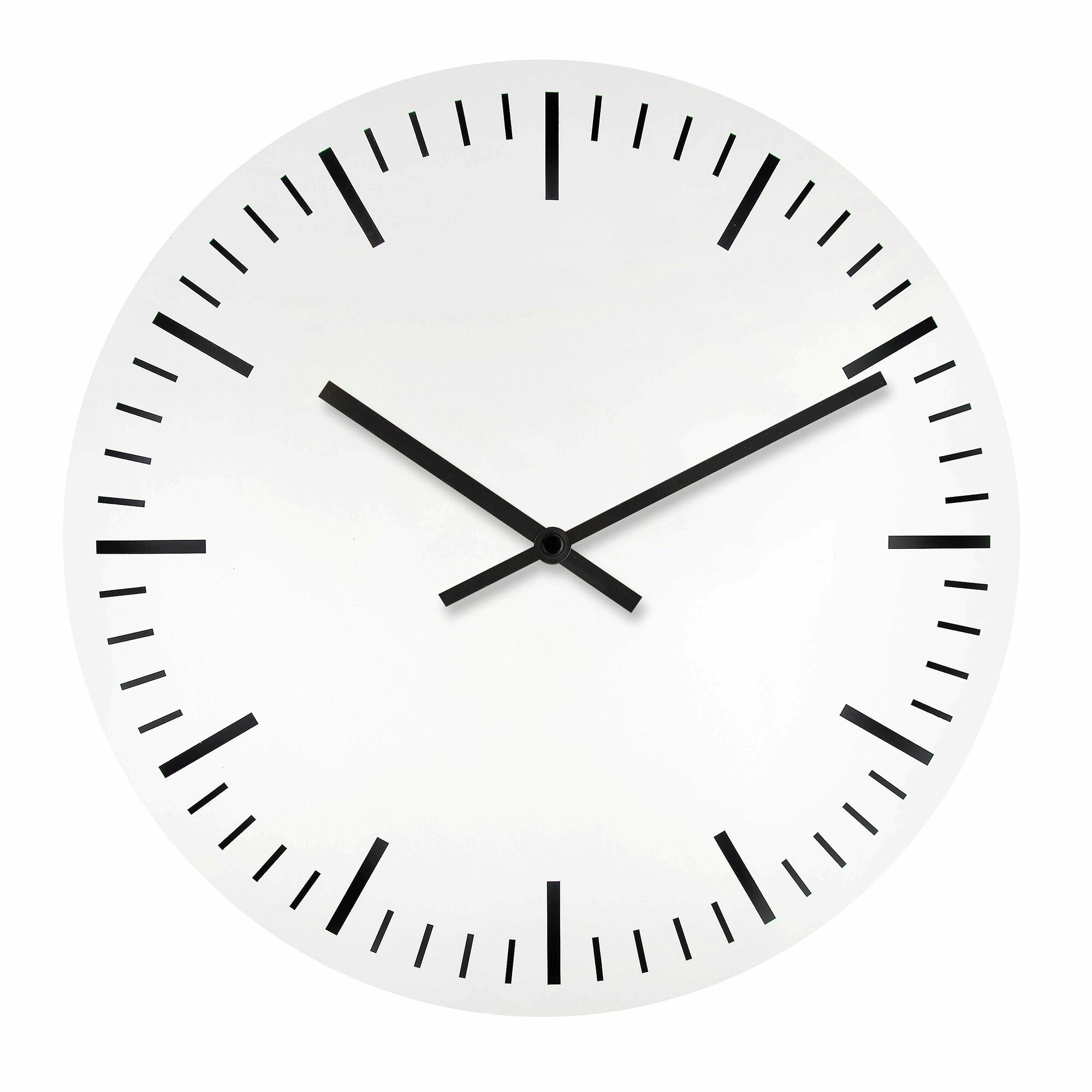 фото Часы настенные Troykatime круглые МДФ цвет белый бесшумные 50 см