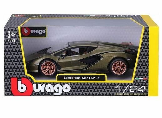 Машинка коллекционная металл. Bburago 18-21099GN 1:24 Collezione (A)-Lamborghini Sian FKP37