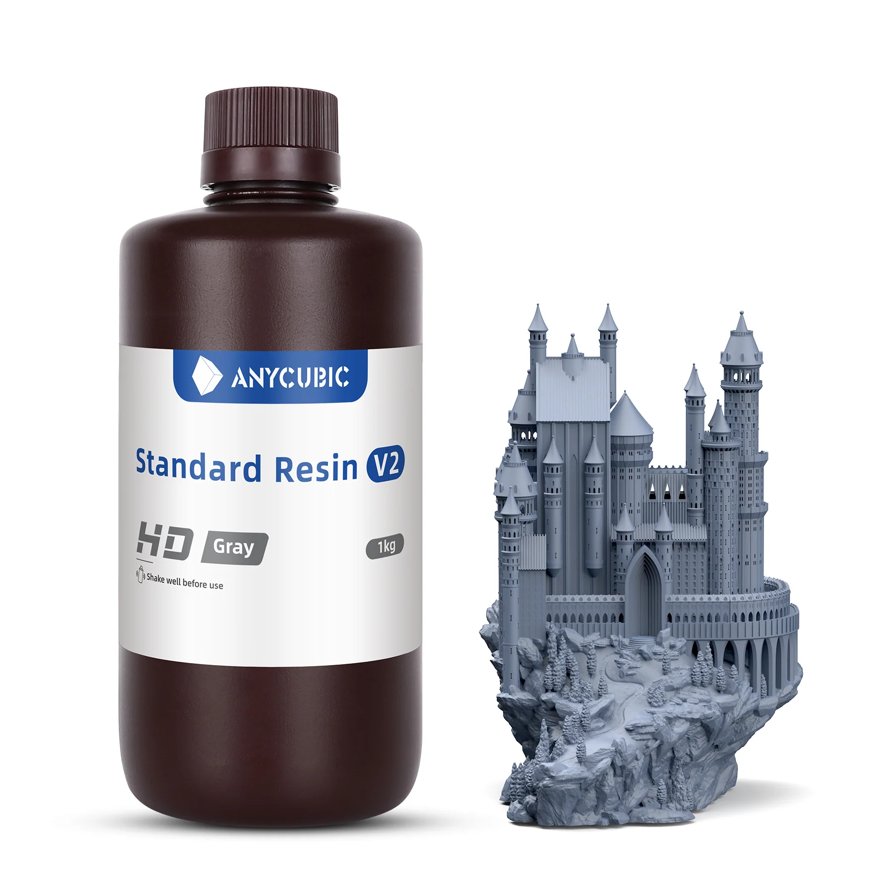 Фотополимер Anycubic Standard Resin V2 Clear 1кг