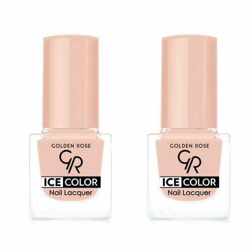 Golden Rose Лак для ногтей Ice Color, тон 106, 6 мл, 2 штуки