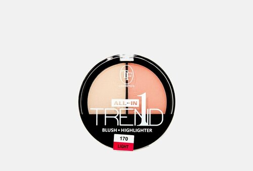 Румяна-хайлайтер двойные TF Cosmetics TREND ALL-IN-ONE 12 мл 170 Светлый