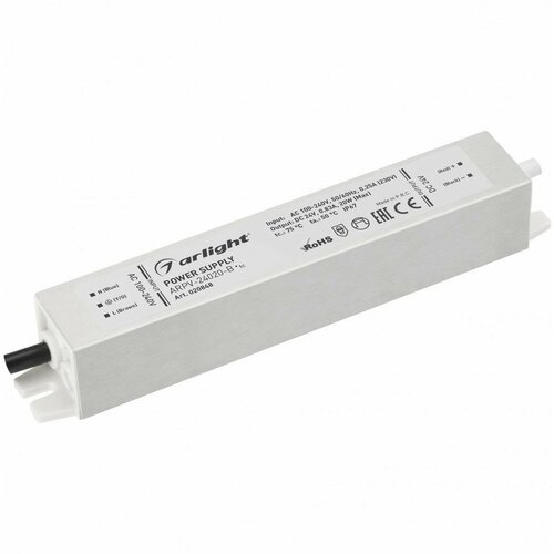 Arlight Блок питания ARPV-24020-B (24V, 0.8A, 20W) (IP67 Металл, 3 года) 020848 (10 шт.)