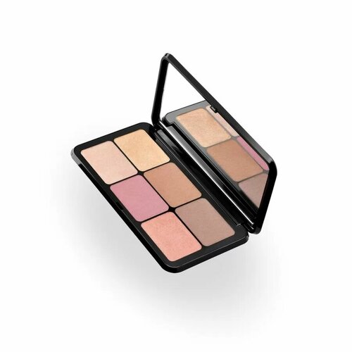 Kiko Milano  IRRESISTIBLE TOTAL LOOK FACE POWDER PALETTE, 01 Light-Medium