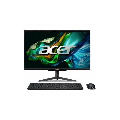 Моноблок Acer Aspire C24-1610 23.8 Full HD N100 (0.8) 8Gb SSD256Gb UHDG CR Eshell WiFi BT 65W клавиатура мышь Cam черный 1920x1080