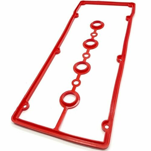 Прокладка клапанной крышки с кольцами свечных колодцев арт 406-1007245-05 силикон для ам ГАЗ УАЗ с дв ЗМЗ-406 405 700₽