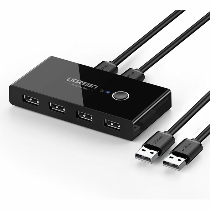 Разветвитель USB Ugreen с переключателем 4 х USB 2.0 (30767) 1916689