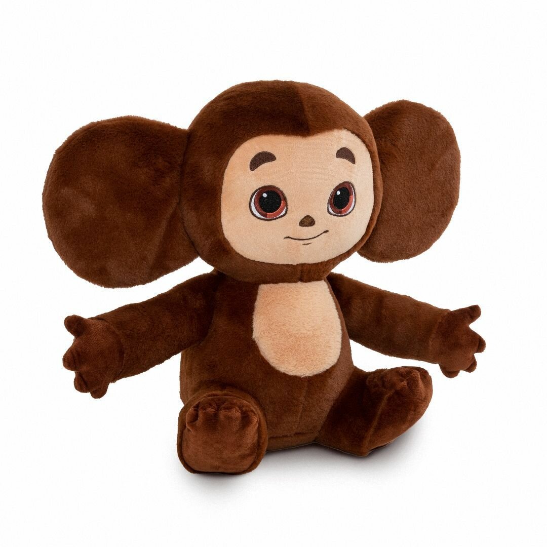Мягкая игрушка Чебурашка 40см, коричневый, GoldStitch