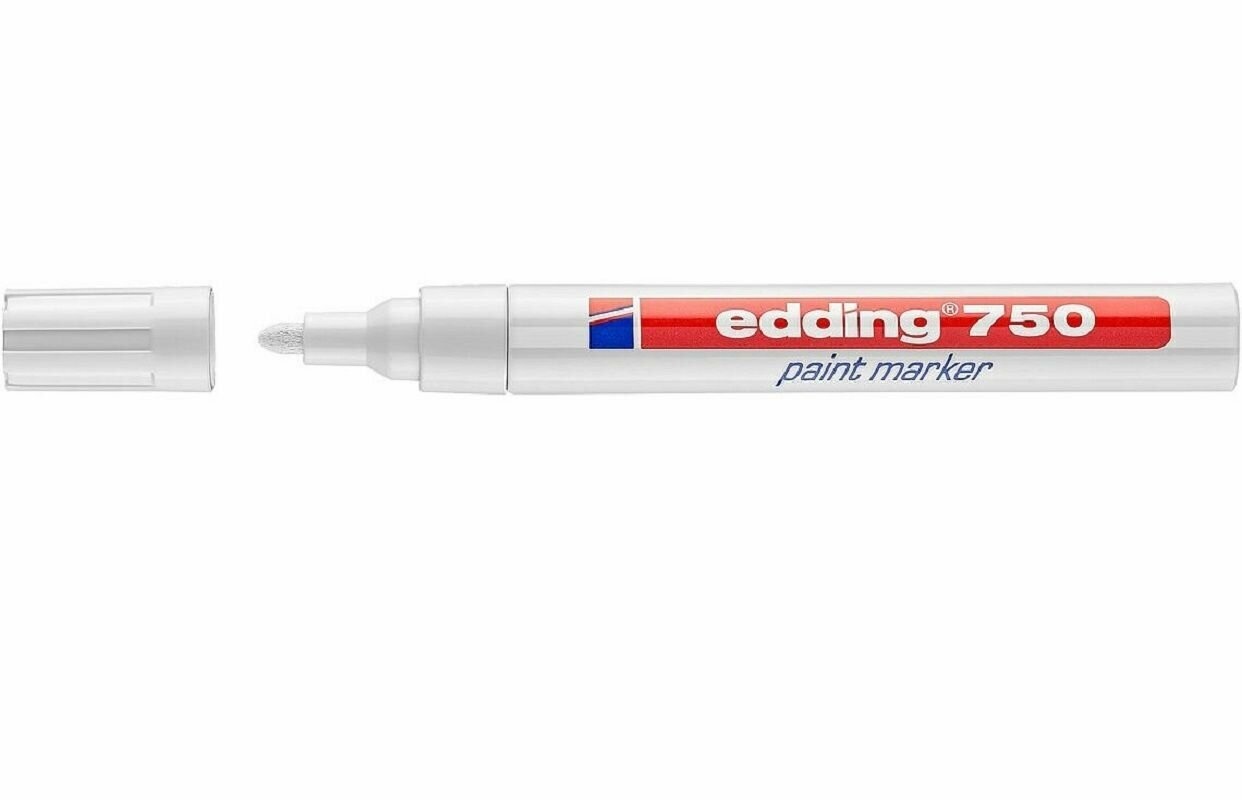 Упаковка лаковых маркеров EDDING , белый - фото №11