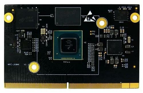 MYC-JX8MQ6-8E2D-130-E MYC-JX8MX CM (industrial) i. MX8M, MIMX8MQ6CVAHZAB, 2GB LPDDR4, 8GB eMMC