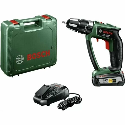 Дрель-шуруповерт Bosch PSB 18 Li-2 Ergonomic 1 x 25 Ah L-Boxx 06039B0300 38999₽