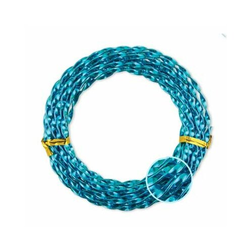 WW-art' Проволока для плетения (витая) алюминий AWT-3 d 3 мм 5 м цвет №13 бл. розовый