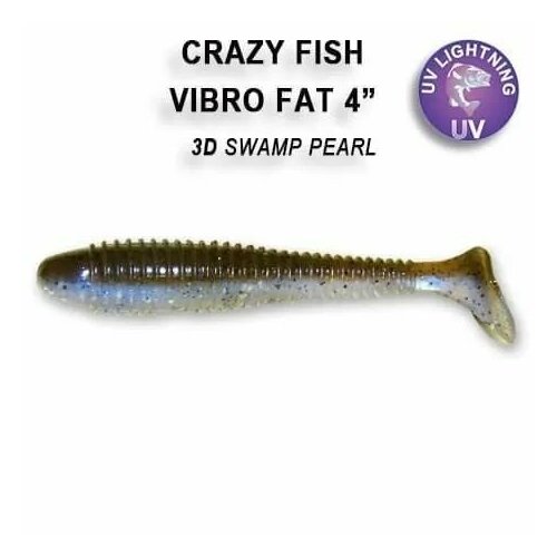 Силиконовые приманки Crazy Fish Vibro fat 4