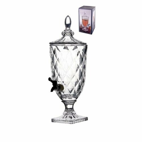 Диспенсер для напитков 2 л коралл стекло 4523 2550₽