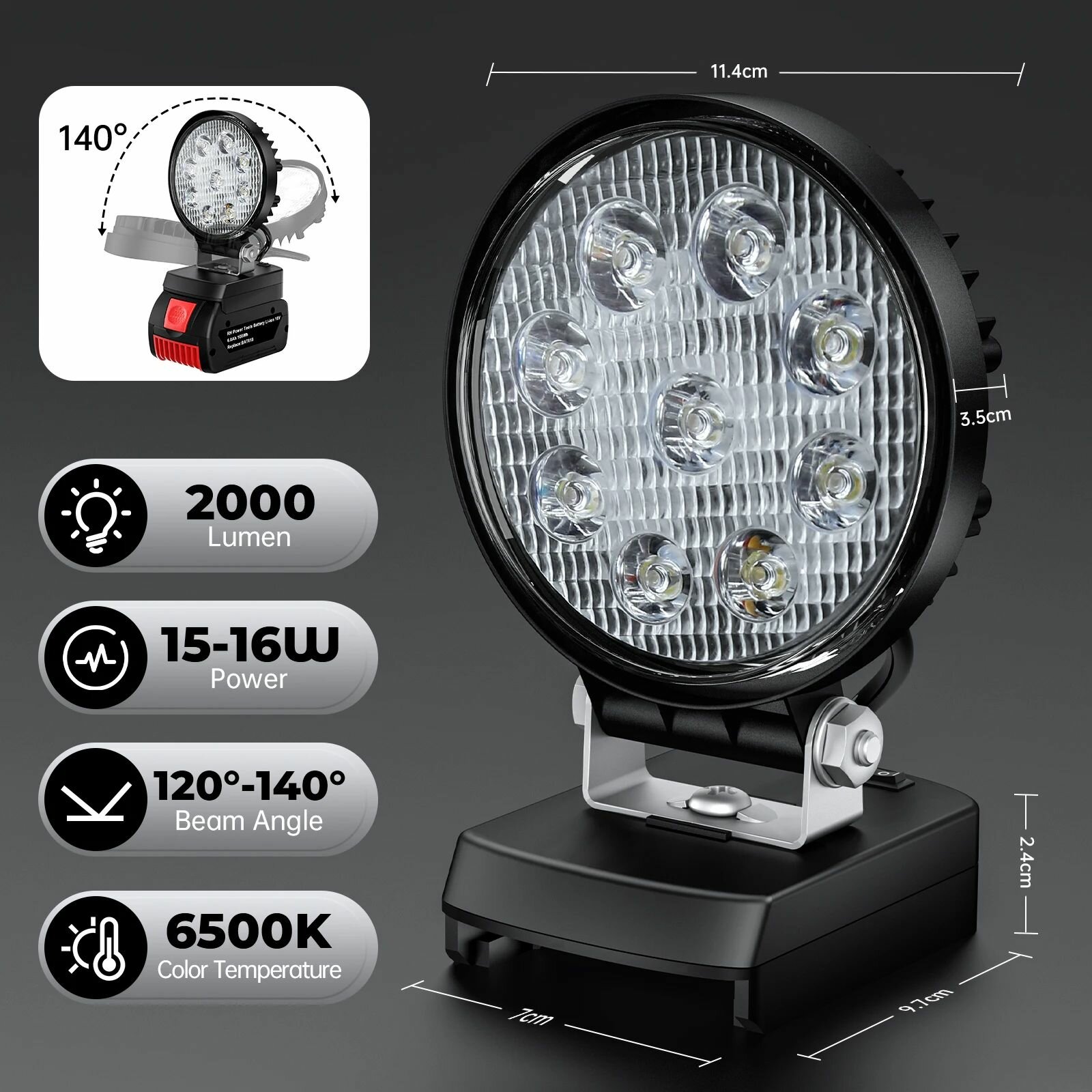 фото Фонарь кемпинговый для Bosch 18 V