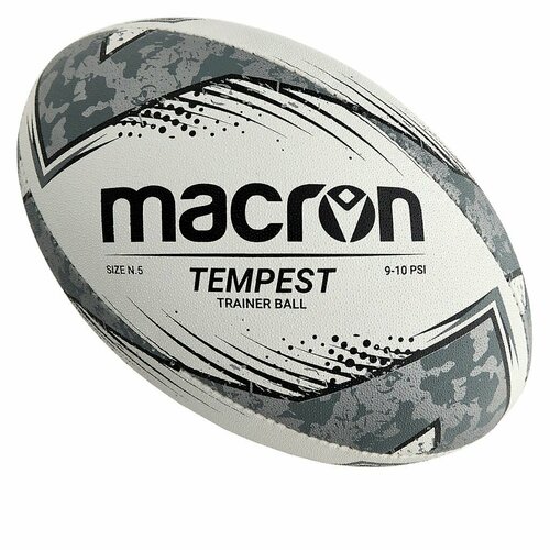Мяч регбийный MACRON TEMPEST размер 5 WHITEBLACK 3840₽