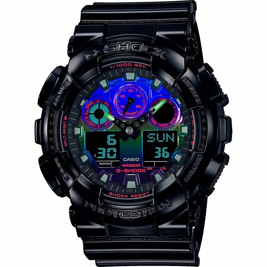 Часы наручные Casio GA-100RGB-1A