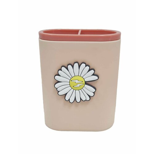 LOREX Стакан для канцелярских принадлежностей Kids Fun Pink Navy Blue 2 отд 80х100х45 мм розовый пластик 680₽