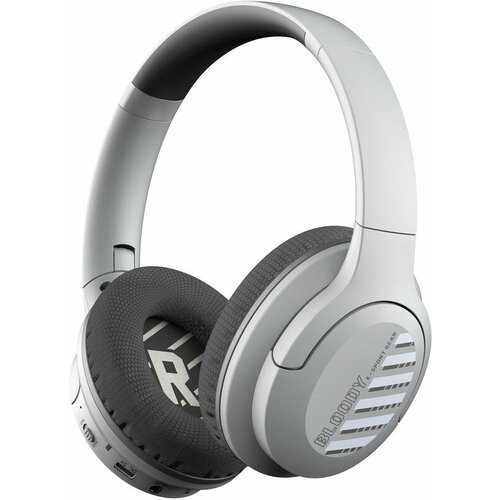 Наушники накладные A4Tech Bloody MH360 серый беспроводные bluetooth оголовье MH360 GREY 4470₽