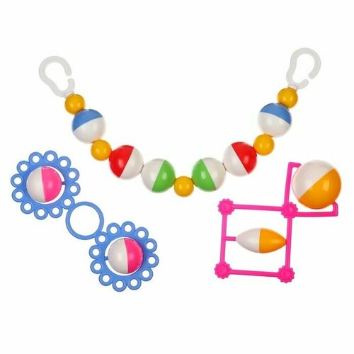 Набор игрушек 1 Растяжка и погремушки Аэлита 758₽